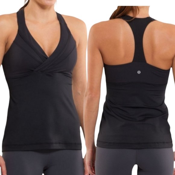lululemon athletica Tops - Lululemon Deep Breath Tank - Size 8 - Black